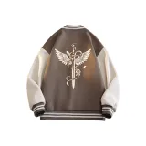 [Весна-осень Тонкий] Кофе Ангел Saint Sword Логотип на груди__y Большой Ангел Saint Sword C Спина