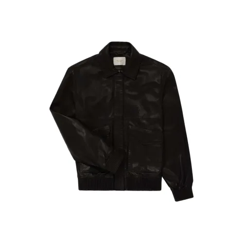 AIME LEON DORE FW24 Кожаная куртка мужская черная