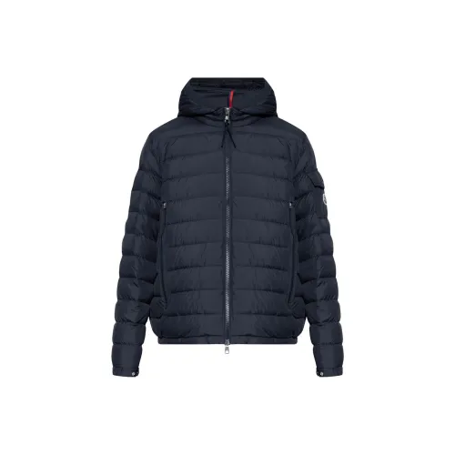 Moncler 24FW Down Jacket Men's Navy Blue
