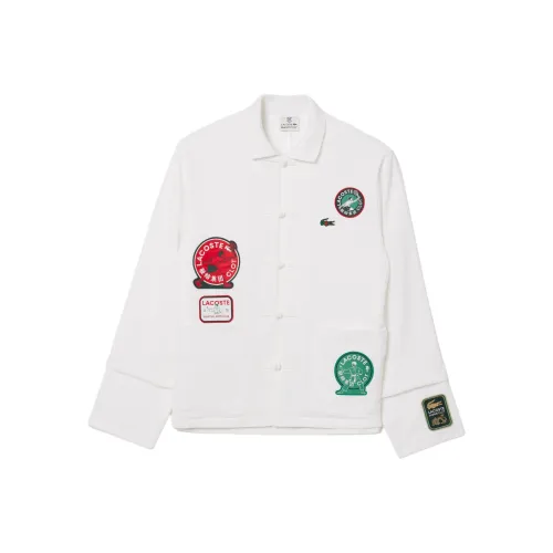 Clot LACOSTE Collaboration Белая Унисекс Куртка