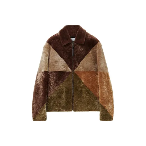 LOEWE Коньяк Мужские Куртки