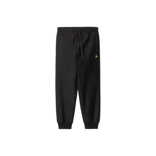 Carhartt WIP American Script Бег трусцой Брюки Вязаные Тренировочные брюки Мужской Черный