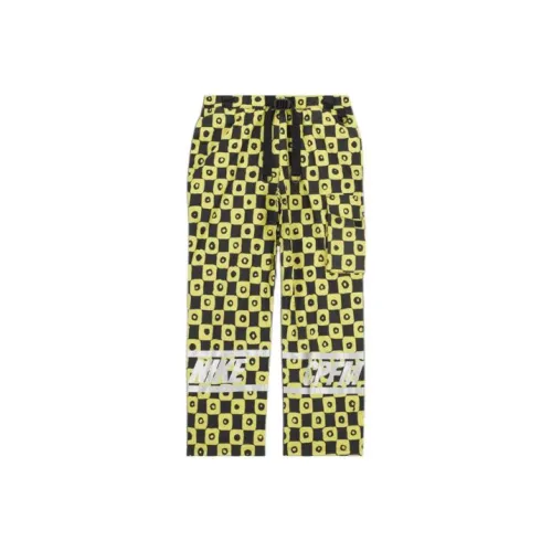 Nike X CPFM Collaboration Co Бренд Series Желтые Мужские Повседневные Брюки