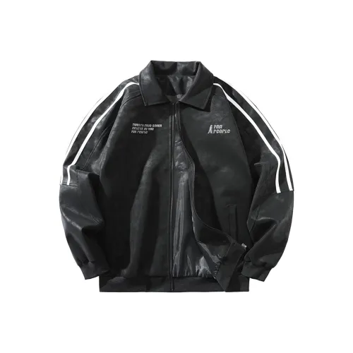 FAX FOR FMACM x For People Кожа Куртка Унисекс