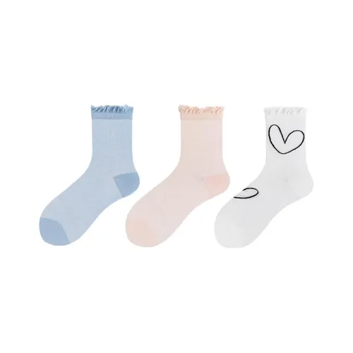 WAJUZHEN Носки Crew Женские упаковка из 3 пар