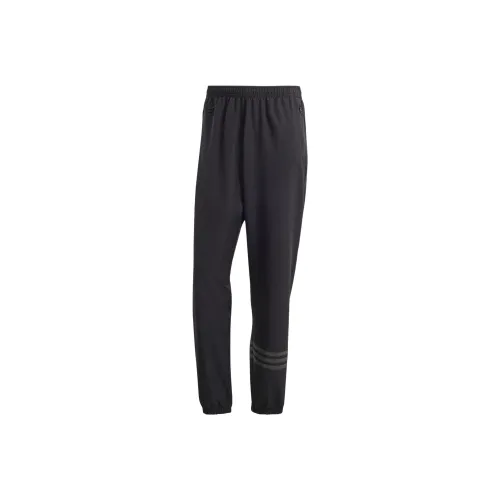 Adidas Originals STREET NEUCLASSIC Tracksuit Bottoms Вязаные Спортивные Штаны Мужские Черные