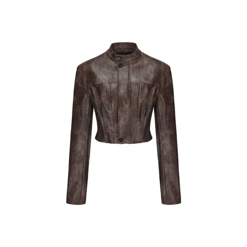 VANN VALRENCÉ Кожа Куртка Женская