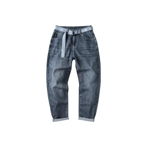 MindBridge Джинсы Унисекс Джинсовый Синий