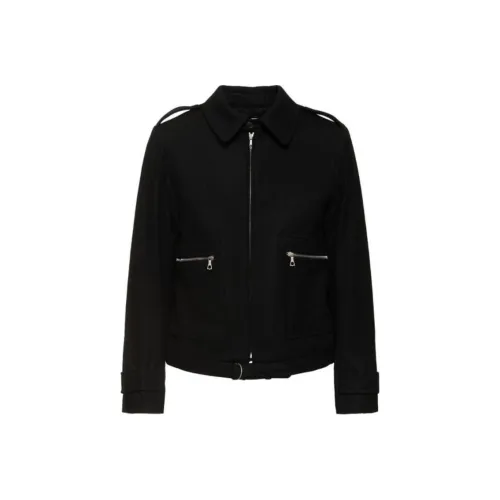 DRIES VAN NOTEN Мужские черные куртки