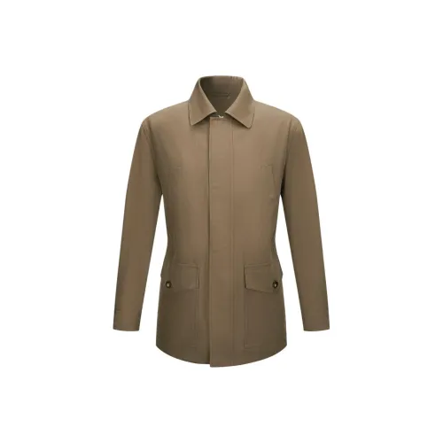 BY CREATIONS Куртки Пальто Мужской Кофе