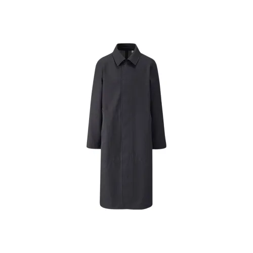 UNIQLO Тренчкот Мужской Морской Синий