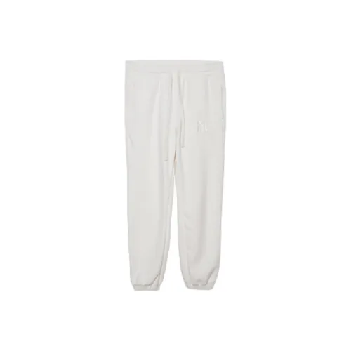 New Era Вязаные тренировочные штаны унисекс цвет слоновая кость