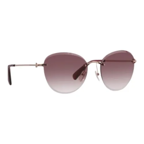 LONGCHAMP Полиамид OVAL SUNGLASSES Женские Золото