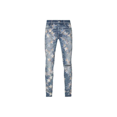 AMIRI Men's Blue Jeans AMIRI Мужские синие джинсы