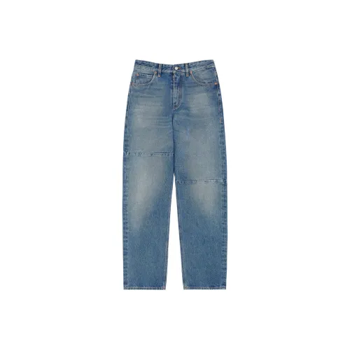 MM6 Maison Margiela совместный бренд Светло-синие Мужские Джинсы