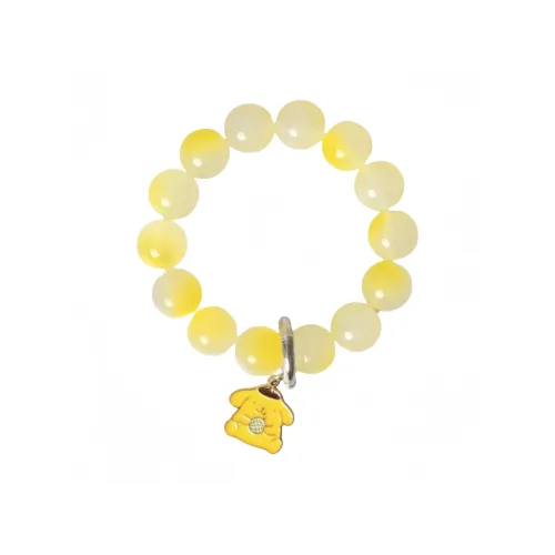 Sanrio Pudding Собаки Акриловые Браслеты Женские Желтый Белый
