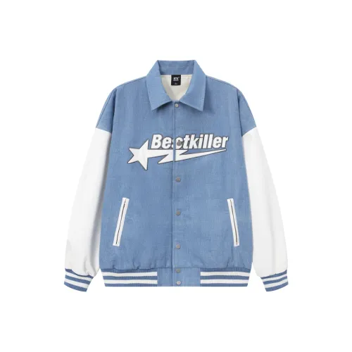 BTK Бейсбольная куртка Unisex Light Blue