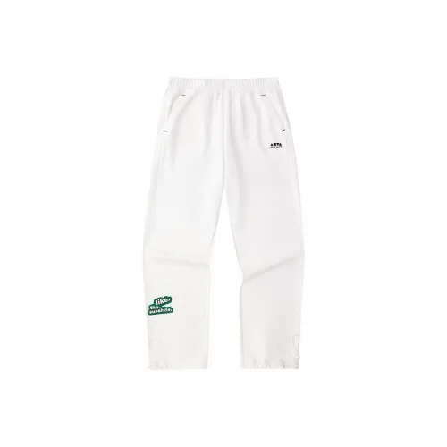 ANTA Life Collection Skateboard Collection Повседневные брюки Унисекс Айвори Белый
