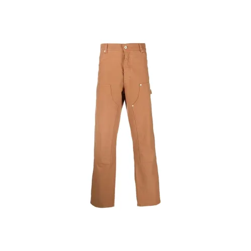 HERON PRESTON Brown Men's Casual Pants HERON PRESTON Коричневый Мужские Повседневные Брюки