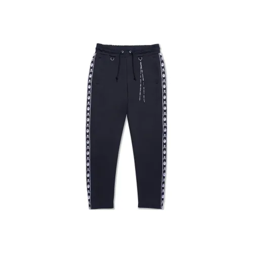 A BATHING APE Mastermind JAPAN Co Branded Черные Унисекс Вязаные Тренировочные Брюки