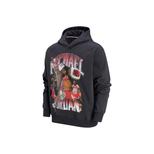 Jordan Flight Fleece Серый Черный/045 Мужские Толстовки