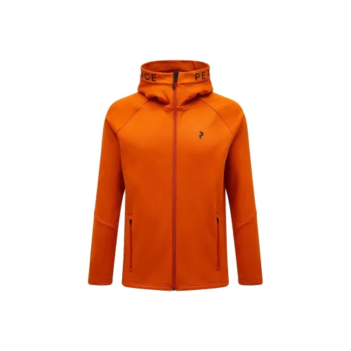 PEAK PERFORMANCE Куртка Мужская Пламя Оранжевый