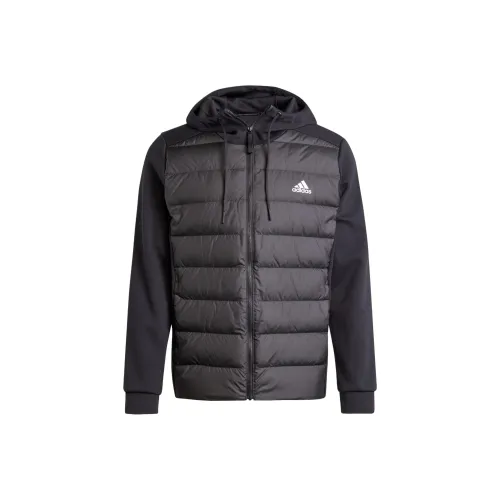 Adidas Essentials Пуховики и зимние пальто Мужской Черный