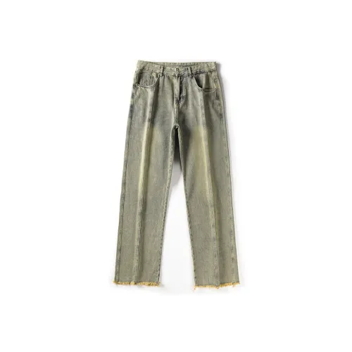 GTRG Джинсы Унисекс Aqua Призрачный Зеленый