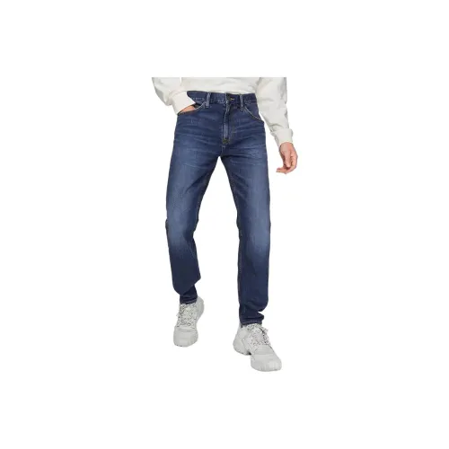 Lee совместный бренд модель Medium Blue Мужские Джинсы