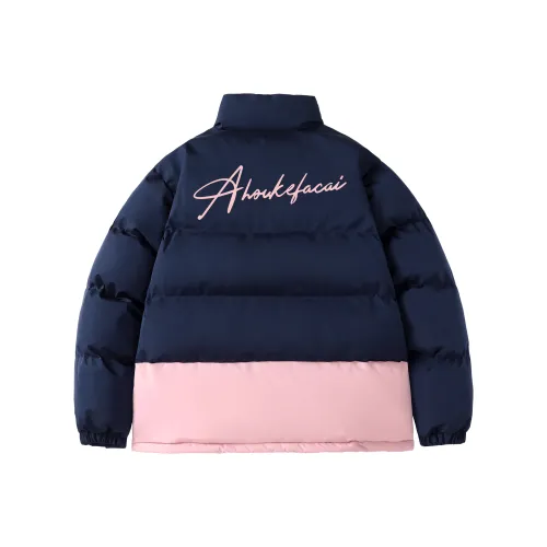 Goods Engraving Хлопковый пуховик Унисекс Темно-синий