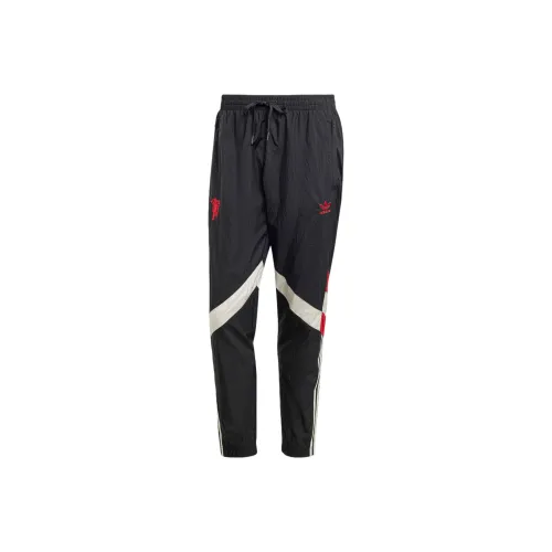 Adidas Originals Manchester Черные Мужские Вязаные Спортивные Штаны