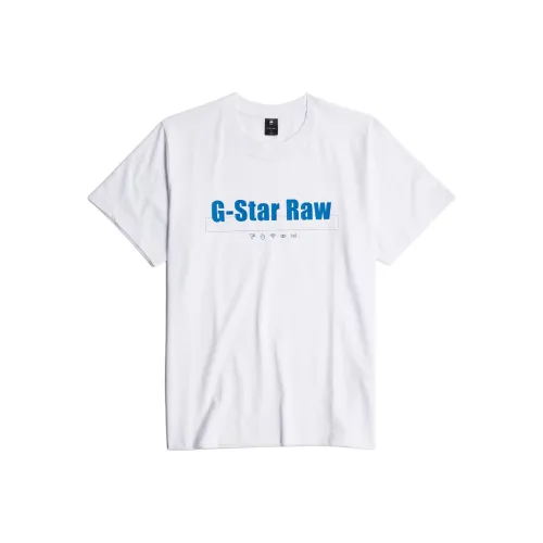 STAR Натуральная Белая Мужская T-Рубашка