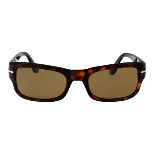 PERSOL Ацетат Прямоугольные Солнцезащитные очки Унисекс Черепаховый