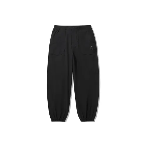 Подкладка x CHENGLONG LIANMINGKUAN Вязаные тренировочные брюки Мужские Черные