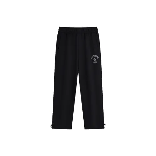 XTEP Basketball Collection Глубокий Черный Мужские Вязаные Тренировочные Штаны