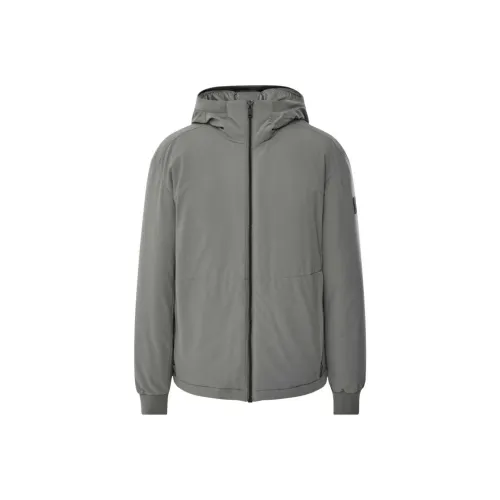 Hugo Boss Хлопковый пуховик Мужской Светло-зеленый