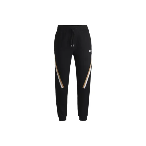 Hugo Boss Черные Мужские Вязаные Спортивные Штаны