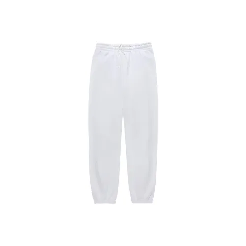 Коллаборация JJJJound SS24 Summer Collection Белые Мужские Вязаные Спортивные Штаны