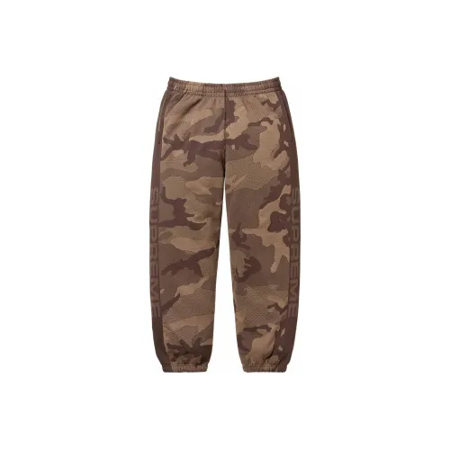 Supreme SS24 WEEK1 Жаккард Полосатые Вязаные Тренировочные Штаны Унисекс