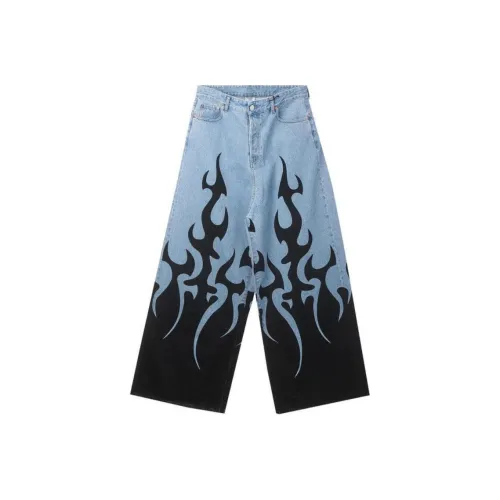 Vetements Blue Men's Jeans  
Vetements Синий Мужской Джинсы