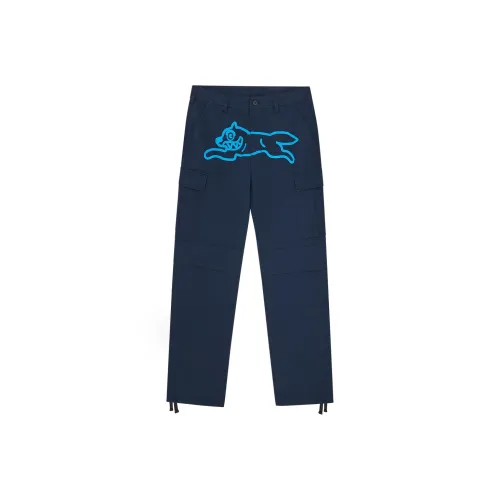 ICECREAM FW24 Карго Брюки Унисекс Морской Синий