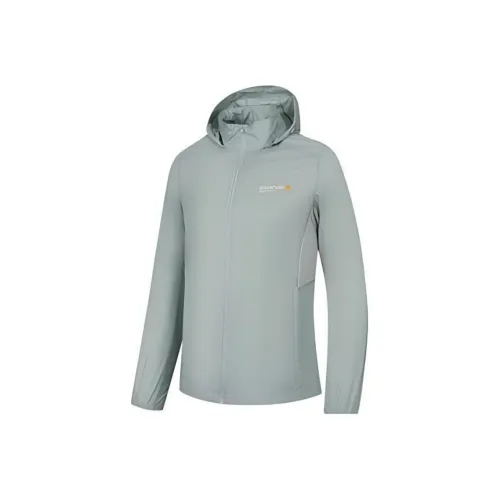 QIAODAN Sports Life Collection Фрукты Серо-зеленый Мужская защита от солнца Одежда