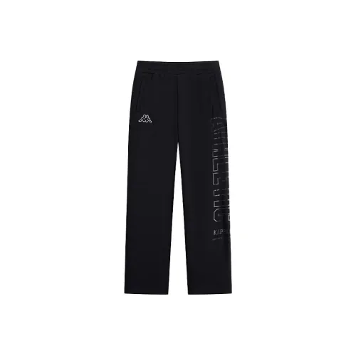 Серия KAPPA 1916 Вязаные Тренировочные Штаны Унисекс Черные