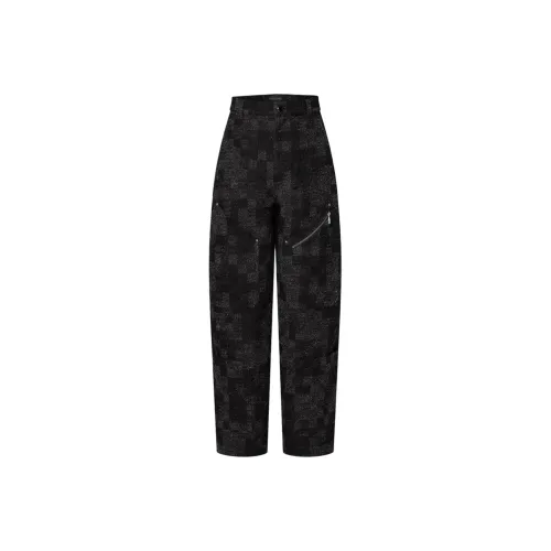 LOUIS VUITTON SS25 Джинсы Мужские Черные