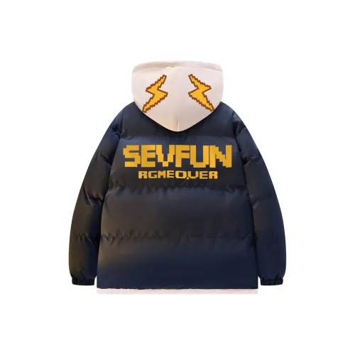 7 SEVFUN Унисекс Объемные куртки (пуховики)