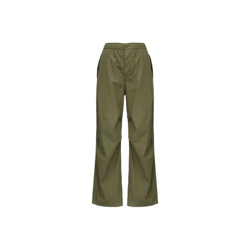 UNIQLO Повседневные брюки Унисекс Темно-оливковый