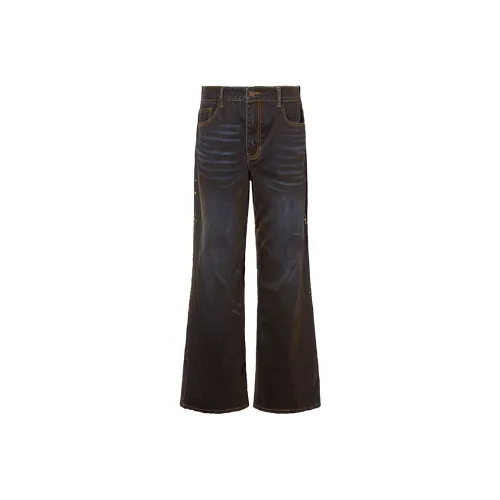 ROCAWEAR 25SS Джинсы Унисекс Кофе