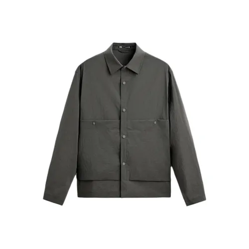 ZARA Куртки и Пальто Мужской Темно-хаки