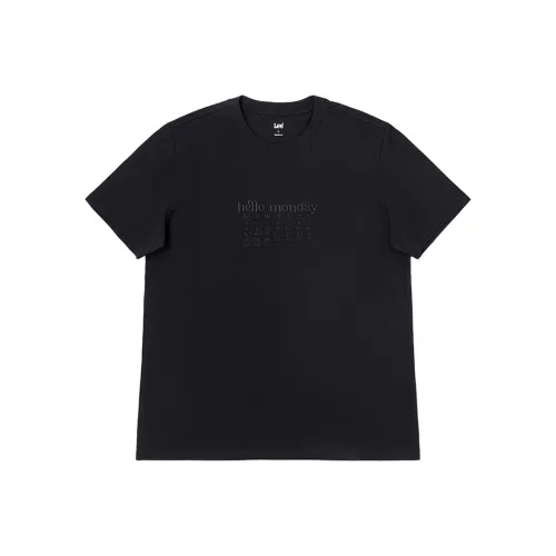 Мужская черная футболка Lee co-branded model