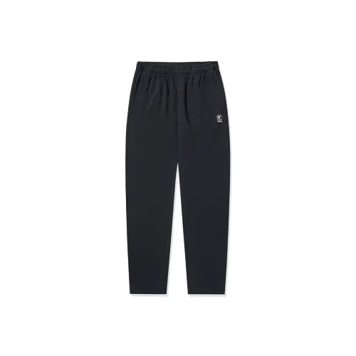 QIAODAN Вязаные спортивные брюки мужские черные